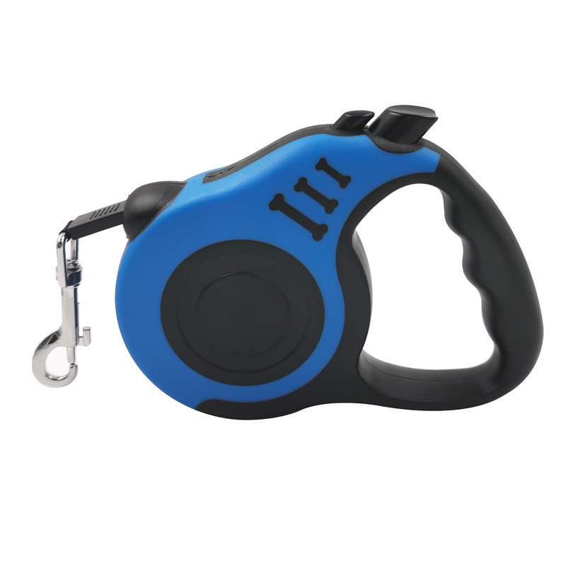 Dog Leash Automatic Extending Nylon Leash - Streamer Led Lights