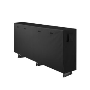 Firewood Rack with Waterproof Cover, 8 ft