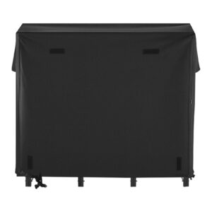 Firewood Rack with Waterproof Cover, 4 ft Outdoor Firewood Holder, 1/4 Cord Storage