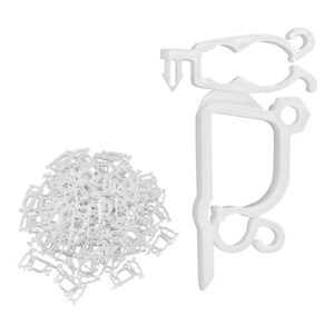 Christmas Light Clips, 200 Pack, Weatherproof