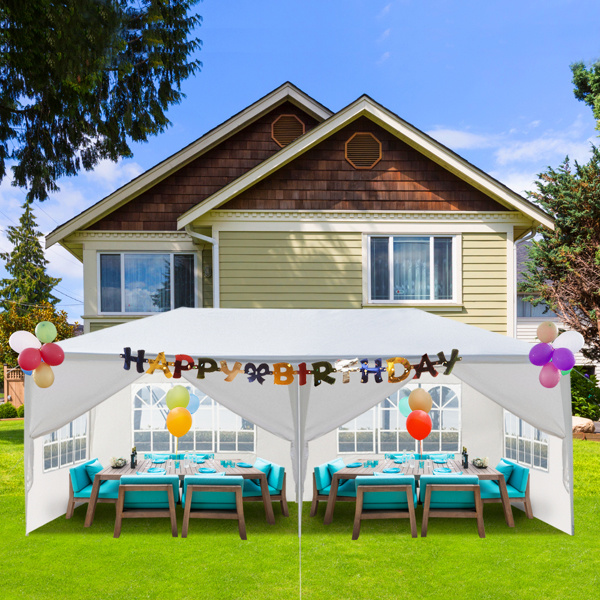 10'x20' Outdoor Party Tent with 6 Removable Sidewalls