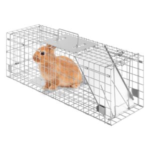 Live Animal Cage Trap, 24" x 8" x 8" Humane