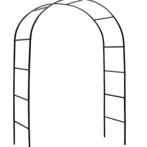 78"H x 45"W Metal Garden Arch Trellis
