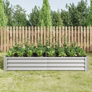 Raised Garden Bed Outdoor, 6ft x 3ft x 1ft , Metal Raised Rectangle