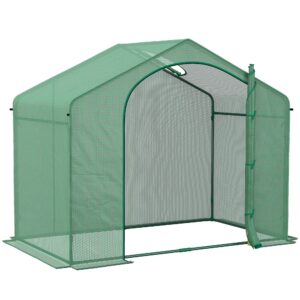 Walk-in Greenhouse, 6' x 3' x 5' Portable Hot House