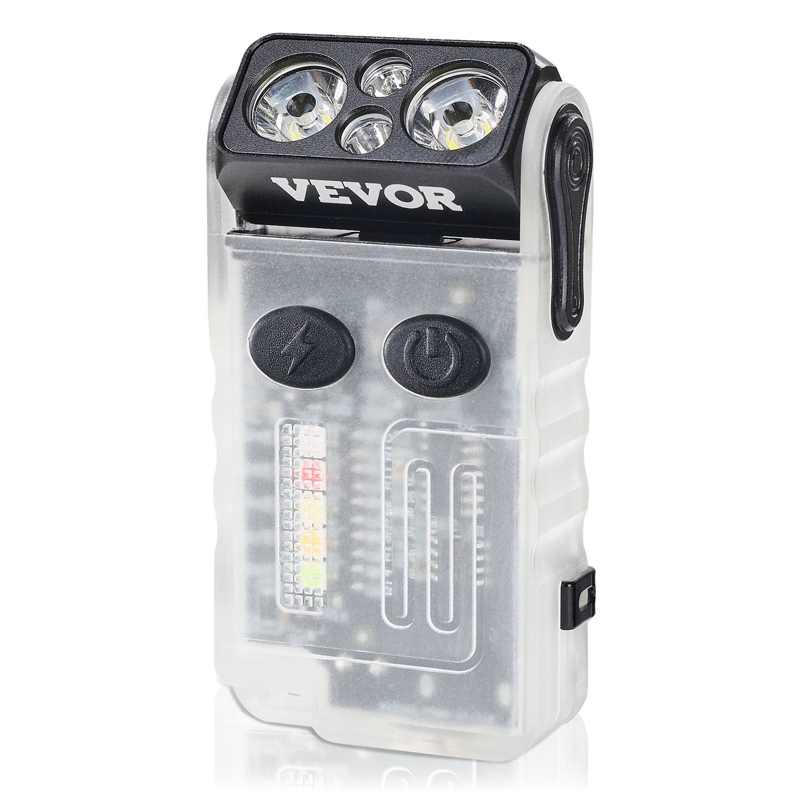 Rechargeable Keychain Flashlight, Mini LED  with 13 Lighting Modes