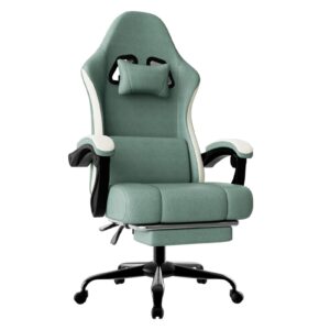 Ergonomic Gaming Chair with Pocketed Spring Cushion
