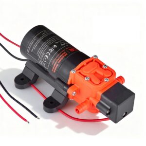 Water Pressure Pump, 12V DC 1.2 GPM, 80 PSI Max Pressure, Quiet Operation