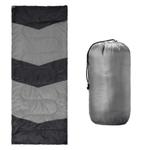Lightweight Sleeping Bag for Backpacking, Hiking, Waterproof Compact Envelope Sleeping Bag for Cold & Warm Weather, Gray