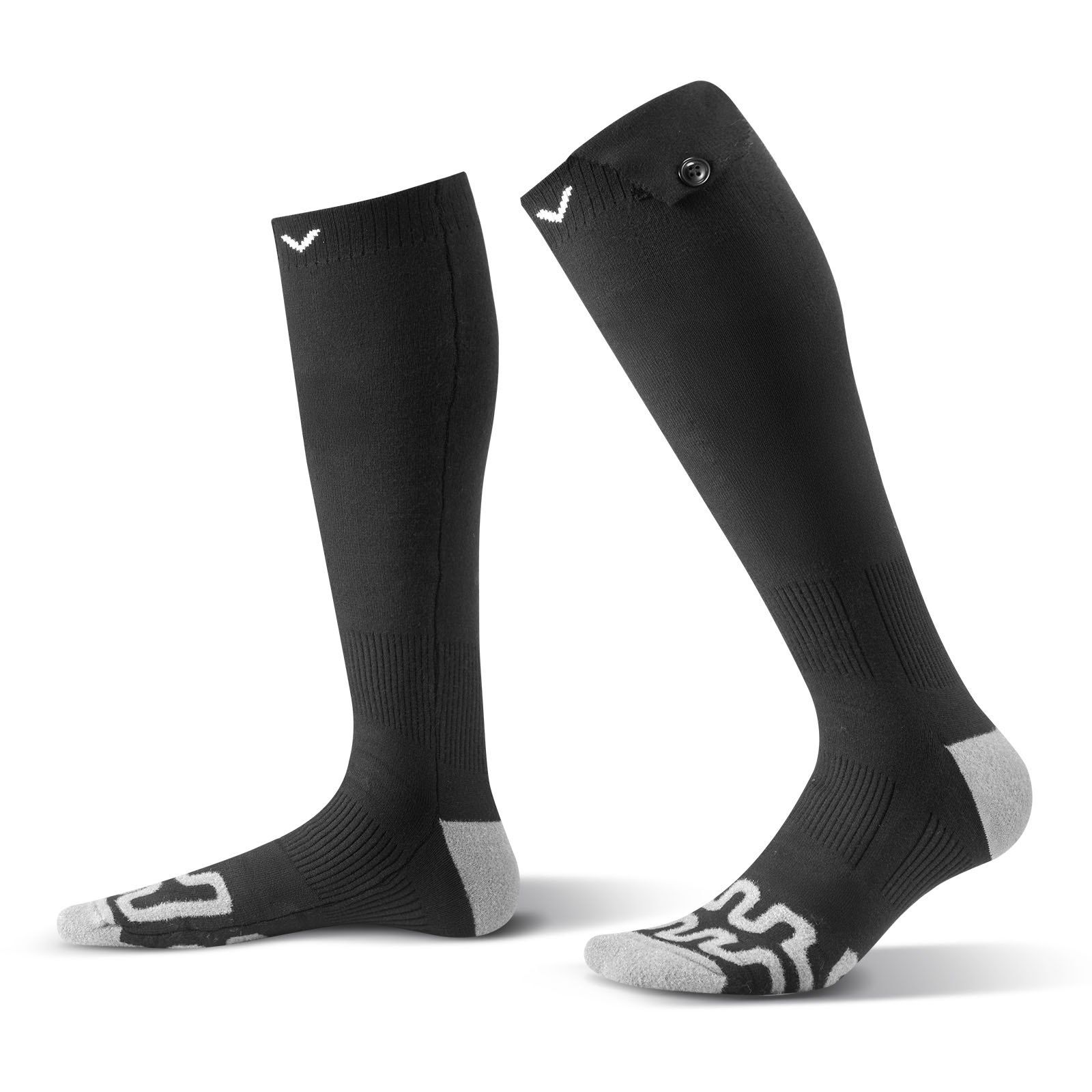 Heated Socks, 5000mAh Battery Powered, Rechargeable Heating Socks with 4 Heating Levels