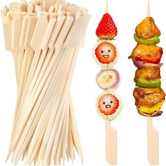 4.7 inch Bamboo Skewers, Cocktail Picks for Drinks (400 pcs)