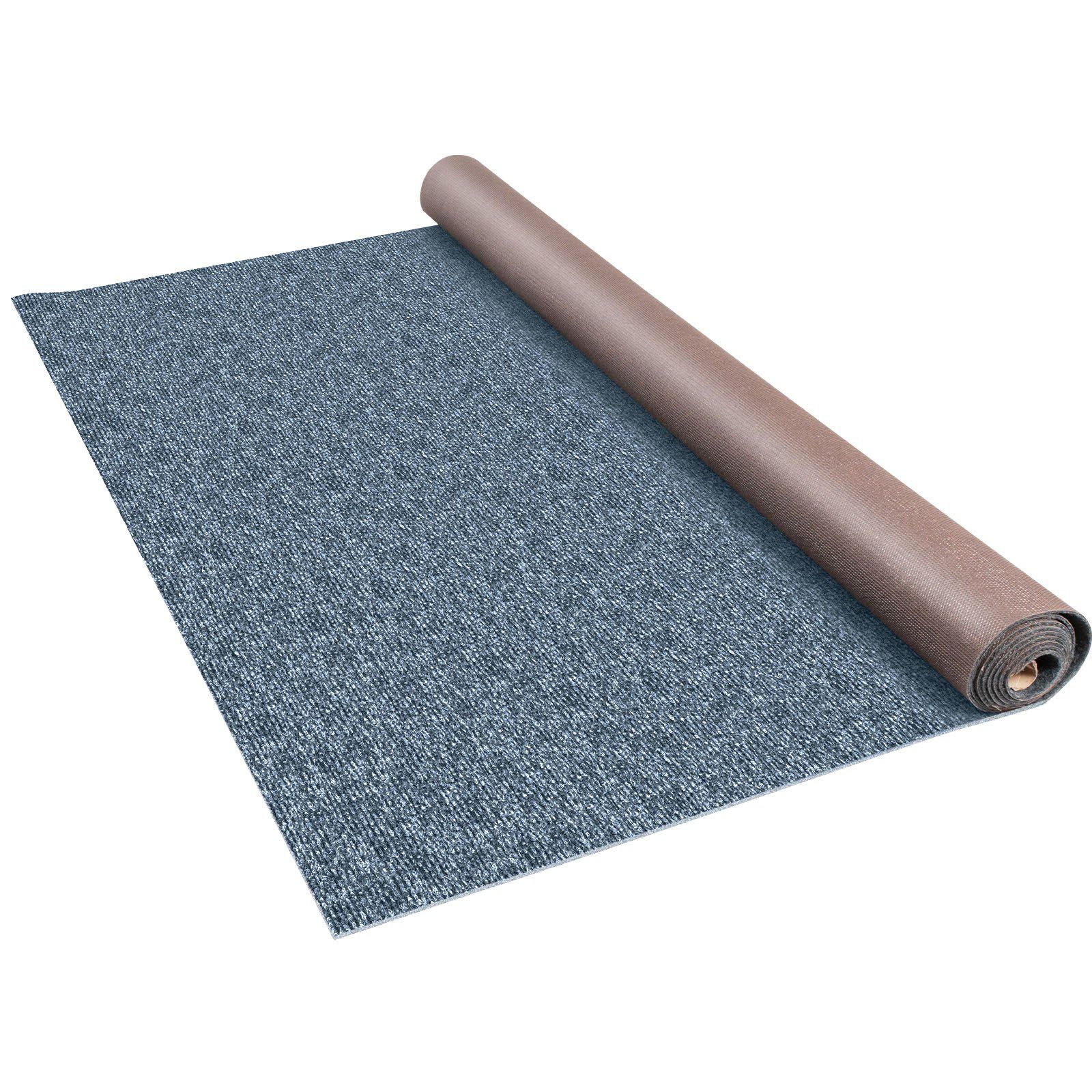 Gray Marine Carpet 6 ft x 36 ft, Indoor Outdoor Rugs , Anti-Slide