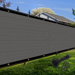 Artpuch Privacy Fence Screen Dark Grey Customized Outdoor Mesh Panels