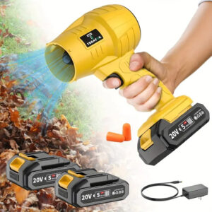 High Power Cordless Leaf Blower 20,000 RPM Turbo Jet Air Blower 20V Battery Operated