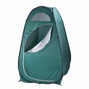 Pop Up Privacy Shower Tent Quick Setup Waterproof Zipper Closure