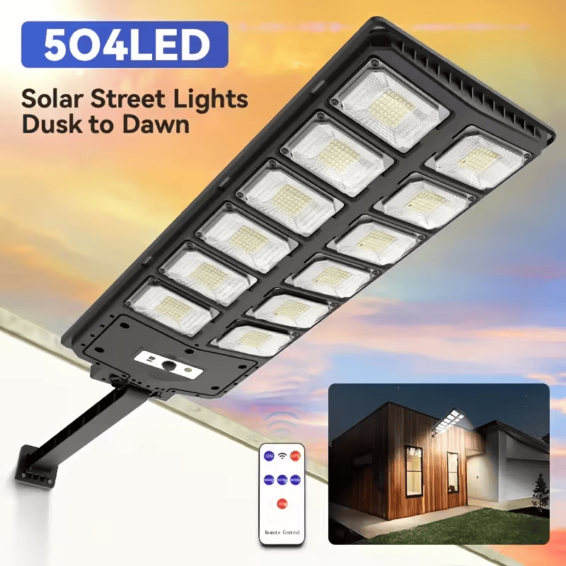 8000LM 8500K LED Solar Street Light