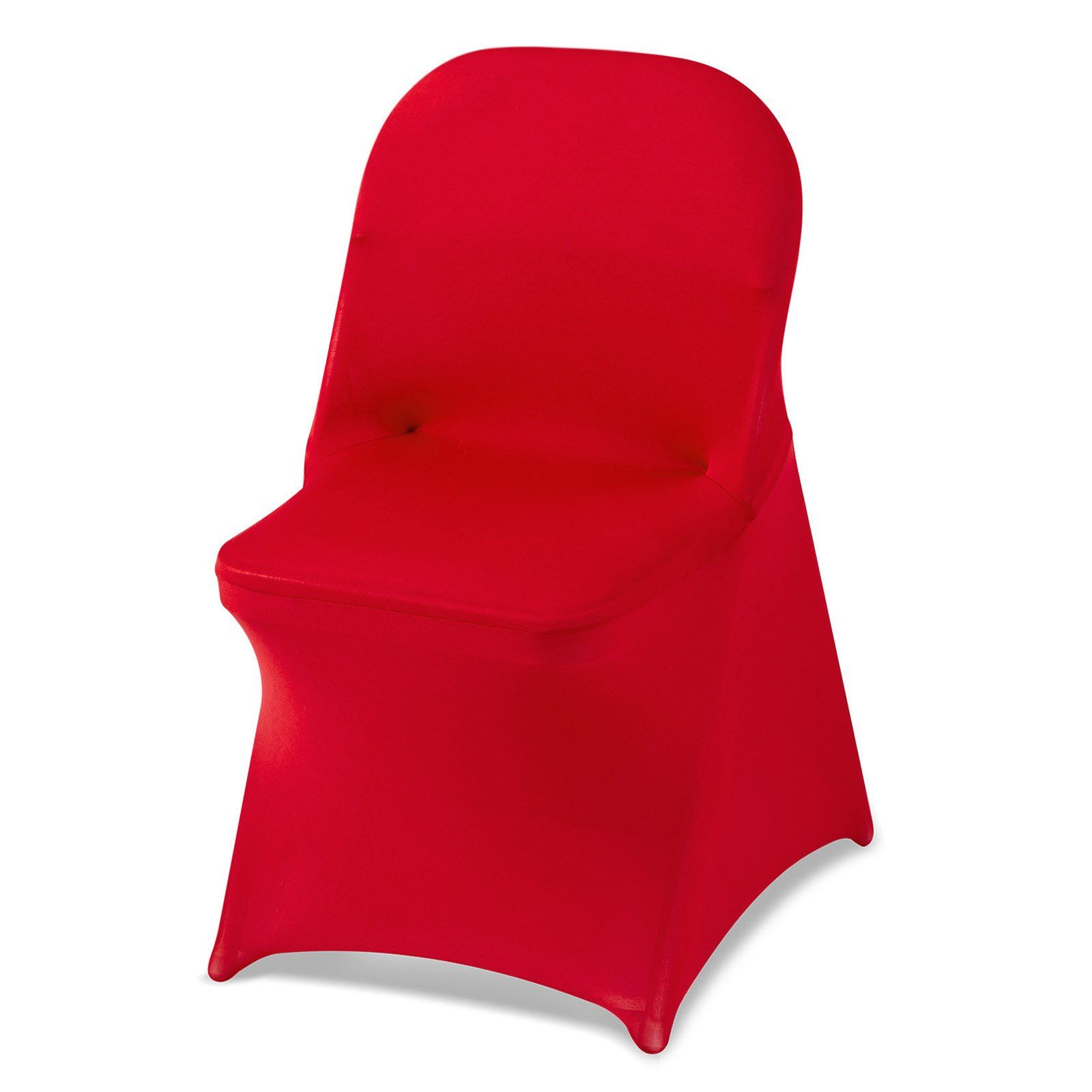 50 Pcs Red Chair Covers, Polyester Spandex Chair Cover, Stretch Slipcovers