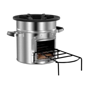 Rocket Stove with Carrying Bag for Backpacking