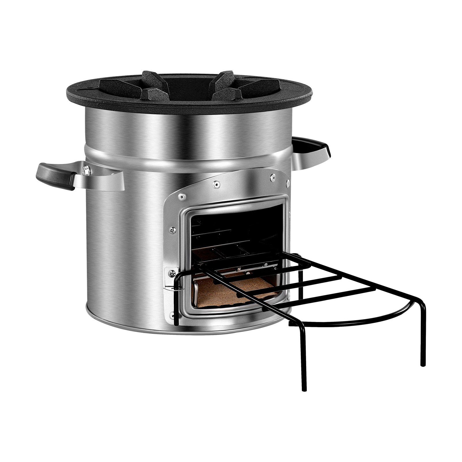 Rocket Stove with Carrying Bag for Backpacking