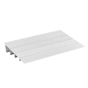 Door Threshold Ramp, 4 inch Rise, Aluminum Alloy Threshold Ramp Rated 800 lbs Load Capacity, Handicap Ramps