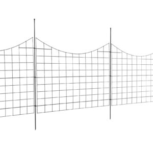 Garden Fence, 36.6in(H) x29.5in(L) Animal Barrier Fence,