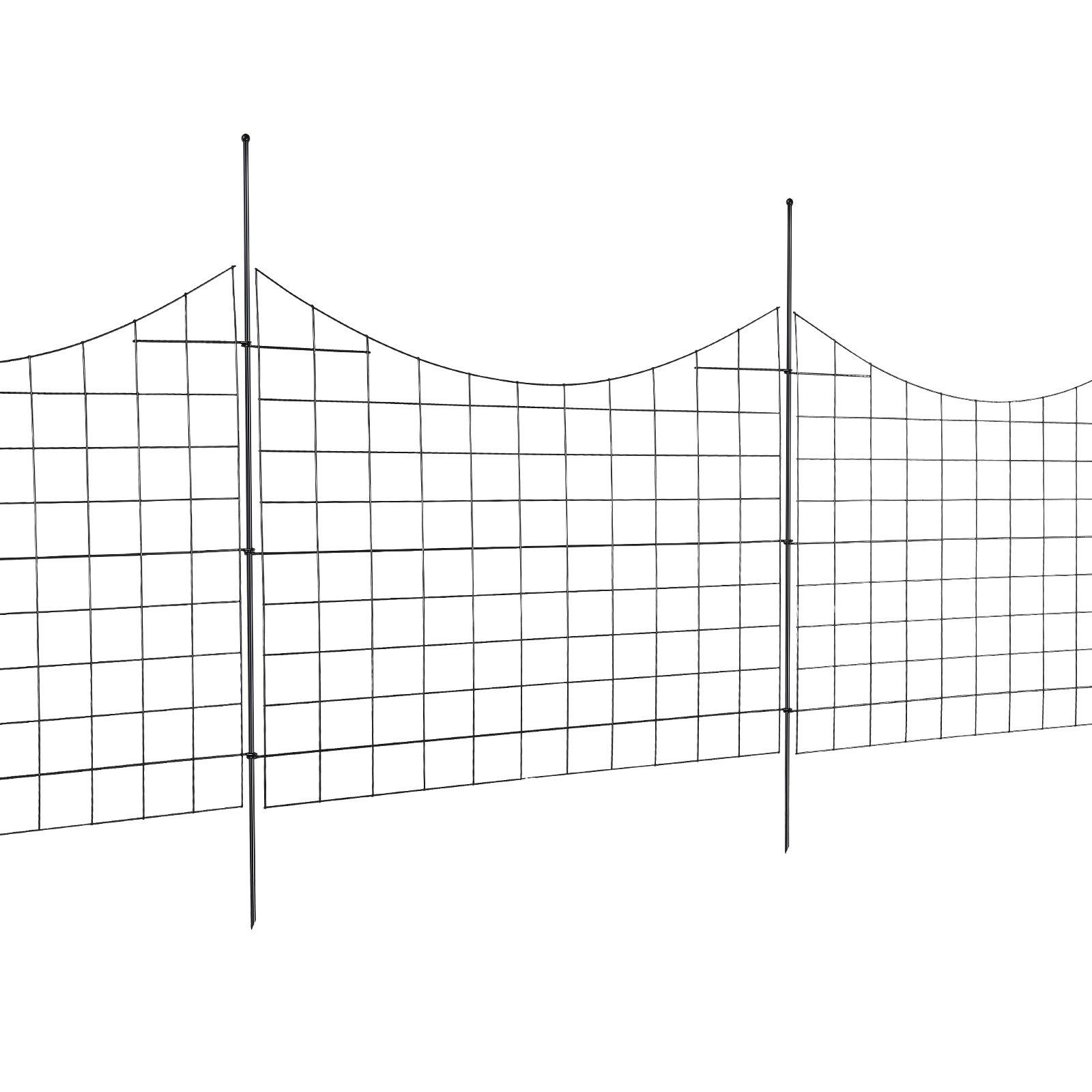 Garden Fence, 36.6in(H) x29.5in(L) Animal Barrier Fence,