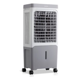 Evaporative Air Cooler, 1800 CFM with 6.8 Gallon Water Tank Swamp Cooler, Portable Cooling Fan with Remote Control, 12H Timer, 4 Ice Boxes, Quiet Operation, 3 Wind Speeds for Outdoor Indoor Use