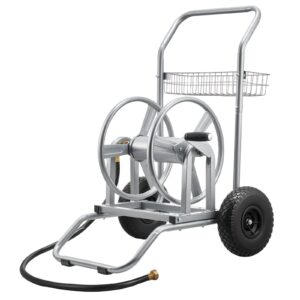 Water Hose Reel Cart, 200/300ft High-Pressure Garden Hose Cart