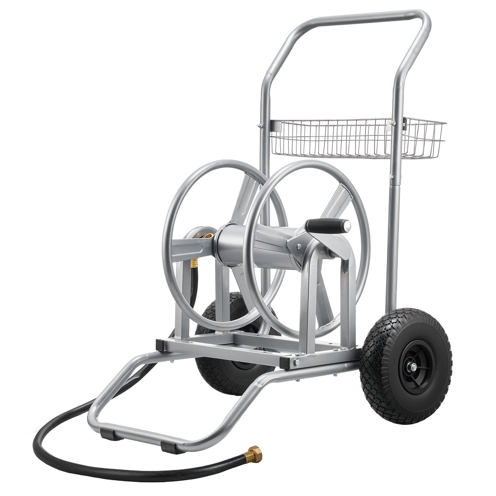 Water Hose Reel Cart, 200/300ft High-Pressure Garden Hose Cart